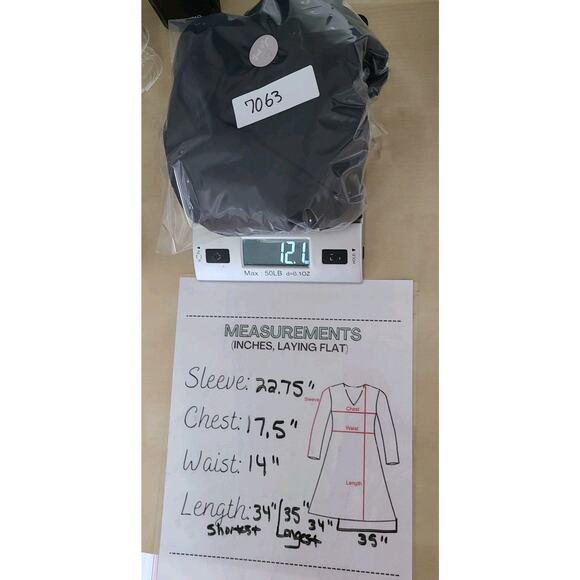 Karina Grimaldi‎ Asymmetrical Black Bodycon Mini Dress Size Medium Gold Buttons - Picture 7 of 12